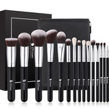 Kit de 15 Brochas para Maquillaje Profesional DUcare